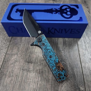 Chaves Knives TAK Flipper Knife - Shipwrecked Patina Finish