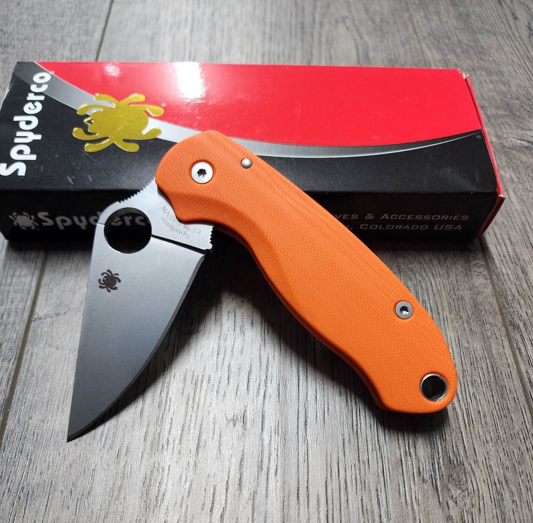 PM3 Lotus - Molten Orange G10 Scales for Spyderco Paramilitary 3 ...