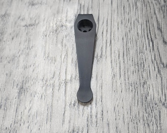 LynchNW Spyderco - Deep Carry Pocket Clip - Blacksmith, Satin or Sandwashed Finish