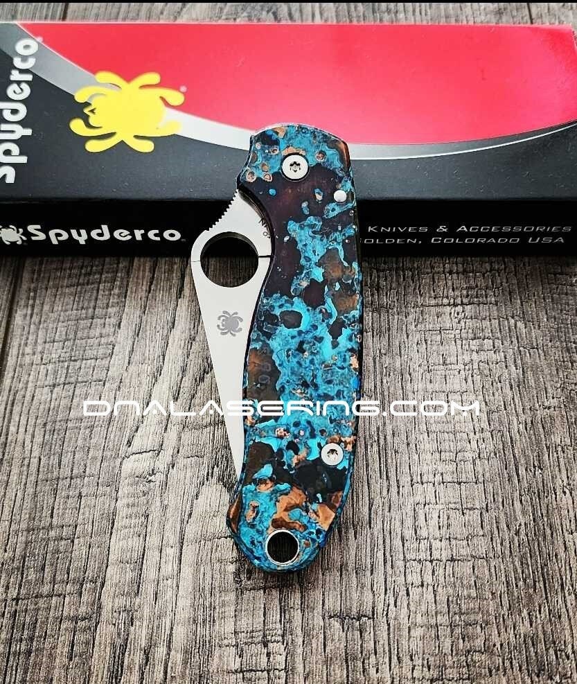 Shipwreck Patina - PM3 - Copper Scales for Spyderco Paramilitary 3