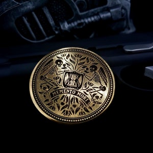 memento mori coin pendant memento mori coin pendant