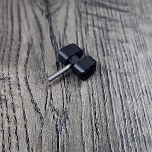 Manix 2  Slotted Black Titanium Ball Cage Lock for Spyderco Manix 2 - Flytanium Gear