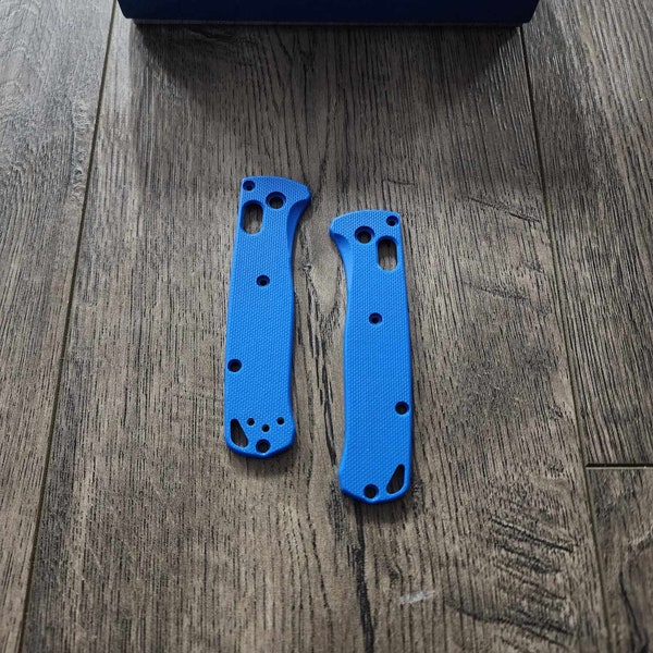 MINI Bugout Classic - G-10 Scales for Benchmade MINI Bugout Knife - Blue - Flytanium Gear