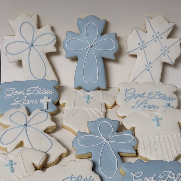 Christening Cookies Etsy