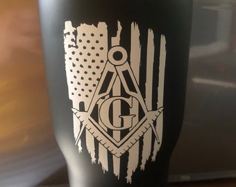 Masonic Flag Decal