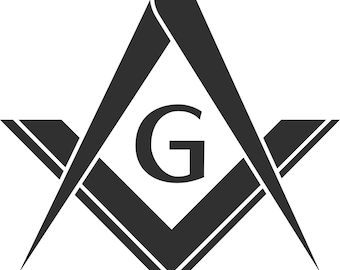 Masonic Square, G, & Compass