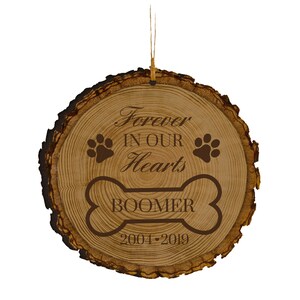 Personalized Pet Memorial Ornament Memorial Gift for Loss of Dog Sympathy Gift for Loss of Pet Loss Remembrance Christmas Ornament