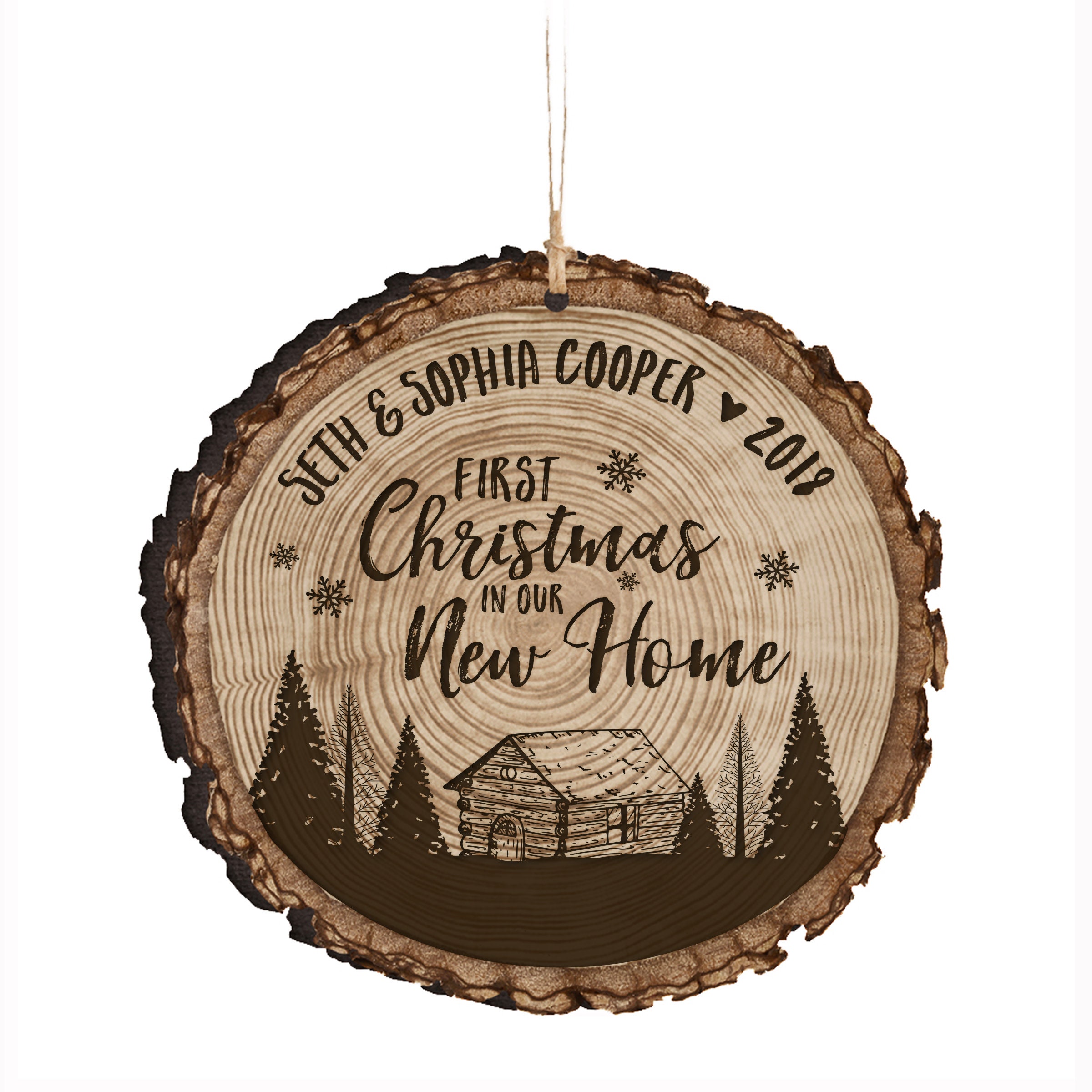 First Christmas in Our New Home Ornament Personalized New Home Housew…