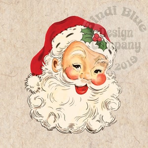 Retro Santa Png | Retro Christmas Png | Vintage Santa Png | Vintage Christmas Png | Christmas Digital Download | Christmas Sublimation File