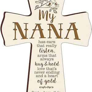 Mother&#39;s Day Gift Nana | Nana Gift From Kids | Mother&#39;s Day Nana | Personalized Mother&#39;s Day Gift | Grandma Mother&#39;s Day Gift for Nana 4x6