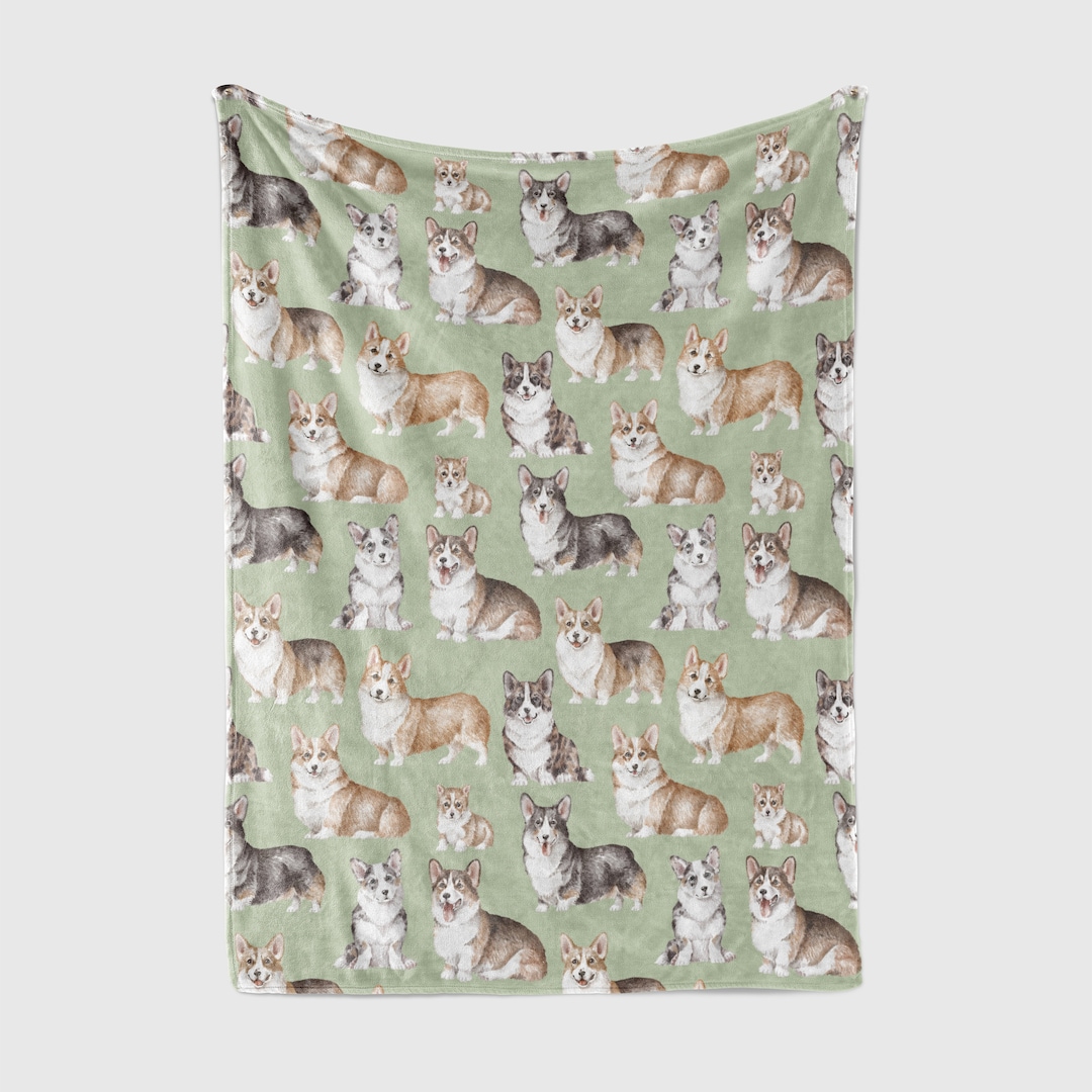 Corgi Love Quilted Blanket NCU0VH171