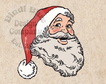 Retro Santa Png | Retro Christmas Png | Vintage Santa Png | Vintage Christmas Png | Christmas Digital Download | Christmas Sublimation File