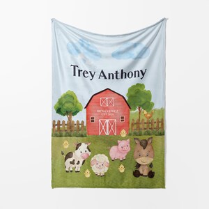 Kids Name Blanket, Personalized Name Blanket, Baby Name Blanket, Name Blanket For Boy, Baby Shower Gift, Christmas Gift for Kids