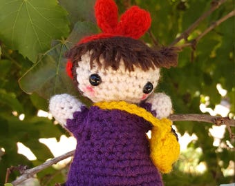 Crochet Kiki and Jiji from Kiki's Delivery Service, Amigurumi, Studio Ghibli