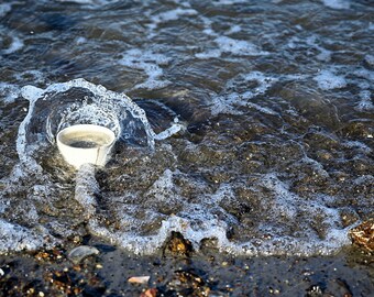 Splashing over Obstacles - Photography Print