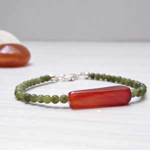 Pulsera De Amistad De Feldespato De Piedra Natural Pulsera A Pulsera De Amistad De Feldespato De Piedra Natural Pulsera A