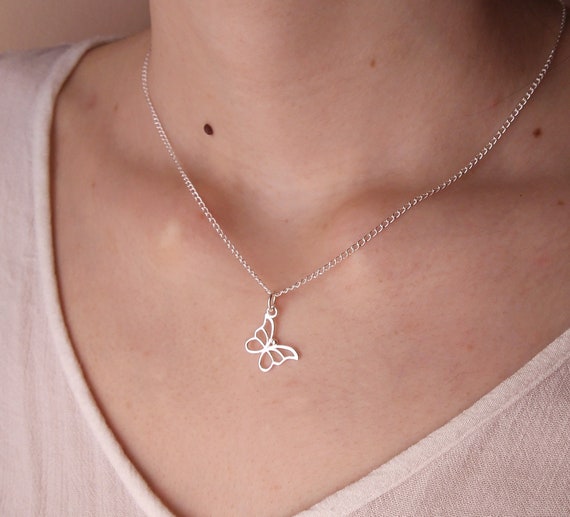 Silver butterfly deals charm