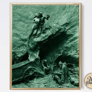 The Embrace - Vintage Style - Art Print