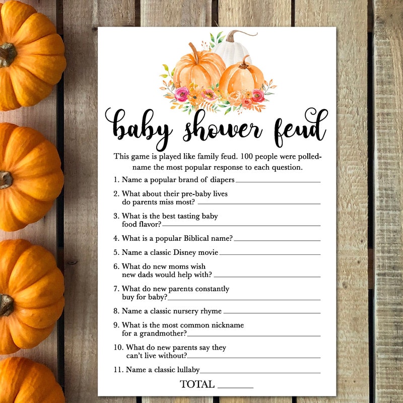Pumpkin Family Fued Baby Etsy
