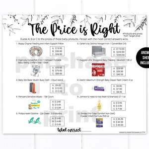 Guess the Price Etsy