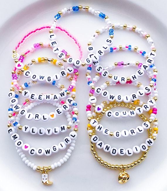 Country Girl Concert Bracelets Country Concert Bracelets Country Girl Concert Series Music Bracelets Beaded Bracelets Let’s Go Girls