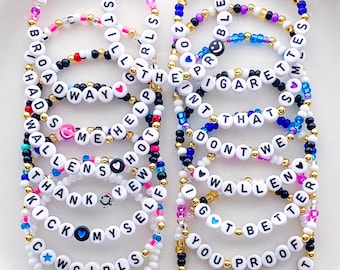 Morgan Wallen Inspired Bracelets I’m Still The Problem Tour Morgan Wallen Concert Bracelets Beaded Bracelets Wallen Bracelet Morgan Wallen