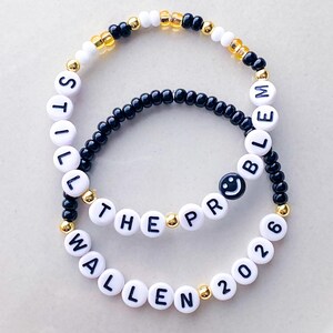Morgan Wallen Inspired Bracelets I’m Still The Problem Tour Morgan Wallen Concert Bracelets Beaded Bracelets Wallen Bracelet Morgan Wallen Bild 2