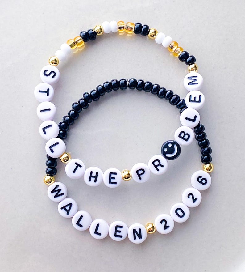 Morgan Wallen Inspired Bracelets I’m Still The Problem Tour Morgan Wallen Concert Bracelets Beaded Bracelets Wallen Bracelet Morgan Wallen Bild 2