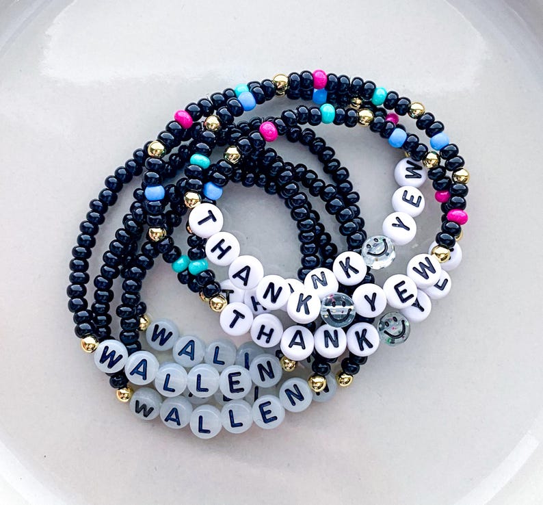 Morgan Wallen Inspired Bracelets I’m Still The Problem Tour Morgan Wallen Concert Bracelets Beaded Bracelets Wallen Bracelet Morgan Wallen Bild 15