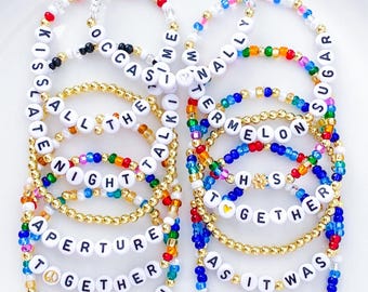 Together Together Tour Concert Bracelets Kiss All the Time Disco Occasionally
