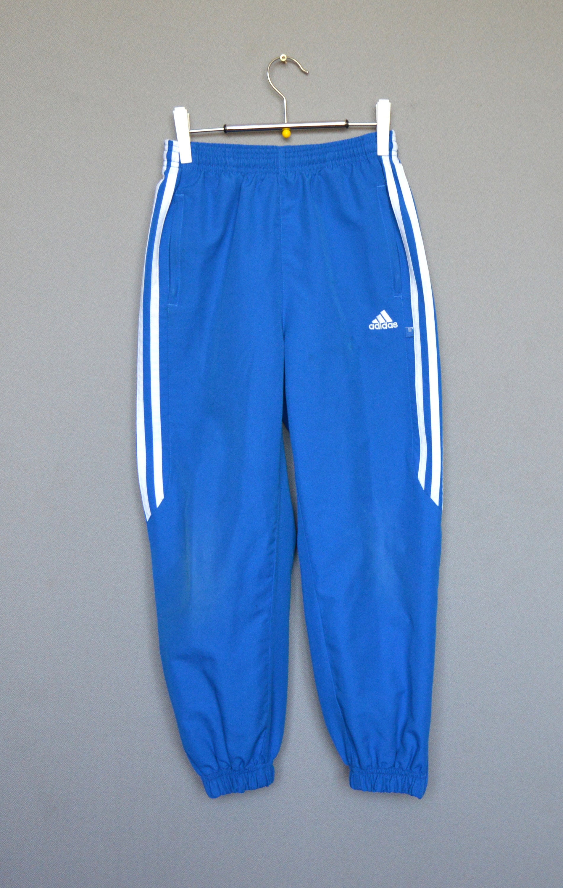 Flyvningen Produkt erektion Vintage Adidas Blue Track Pants Adidas Youth Pants Kids Blue | Etsy
