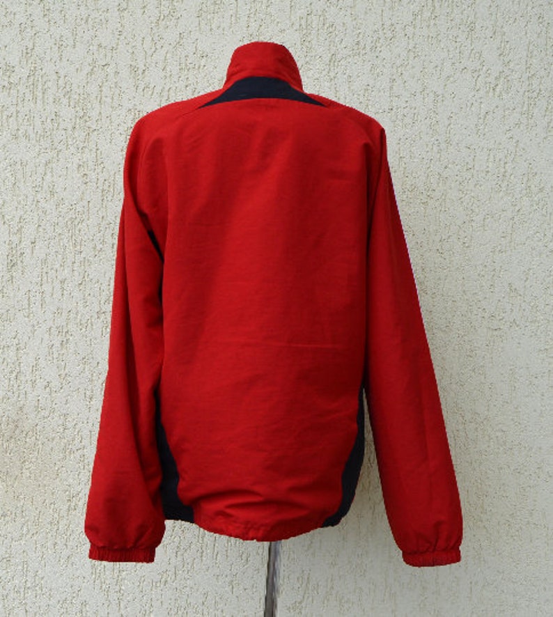 black and red adidas tracksuit