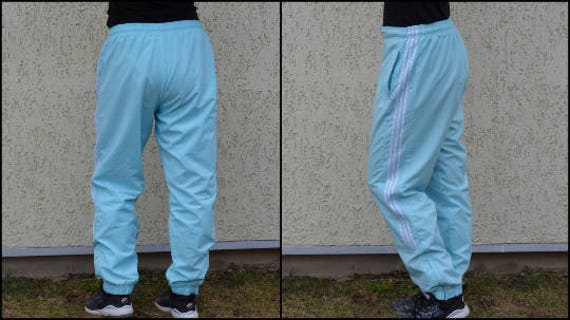 adidas pants light blue
