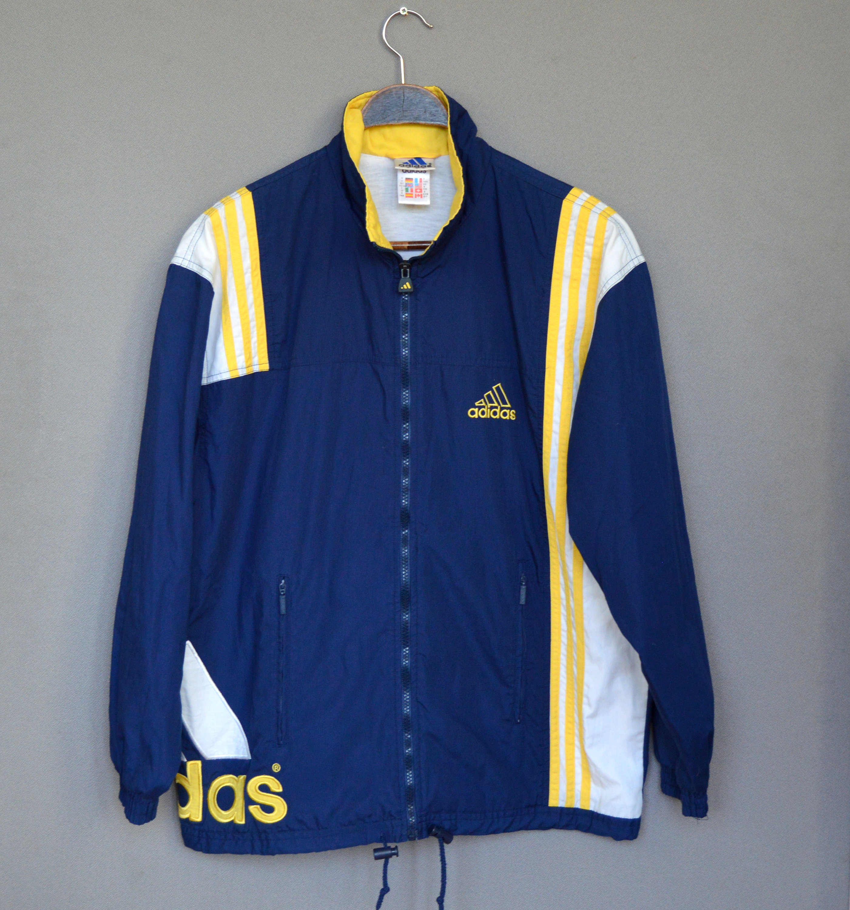 80s Adidas Adidas Windbreaker Hip Adidas - Etsy