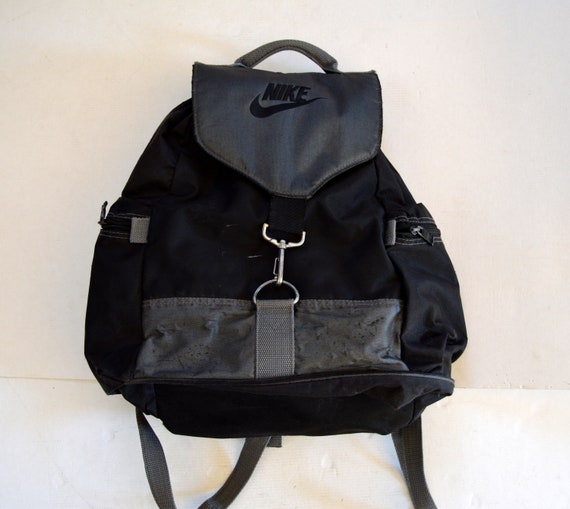 Vintage Nike Backpack Lightweight Black 