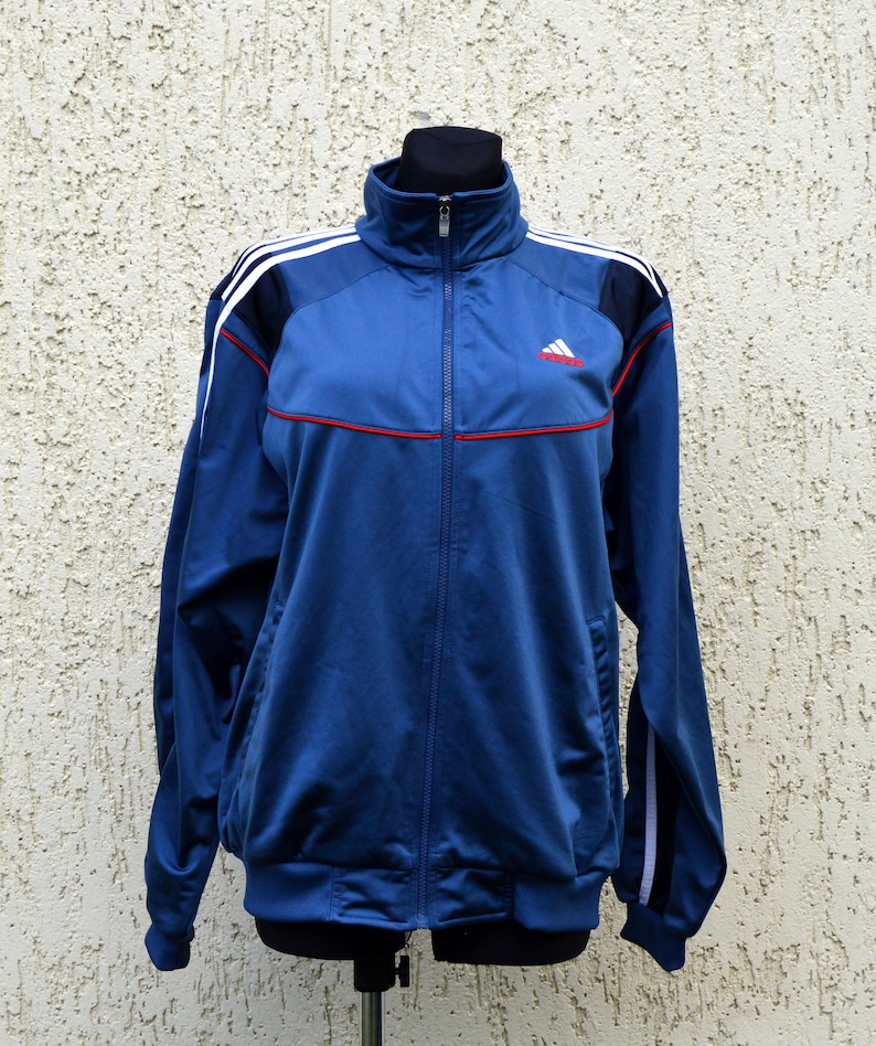 Vintage Adidas Mens Full Zip Track Jacket Size D 5 F 174 Vintage Adidas Mens Full Zip Track Jacket Size D 5 F 174