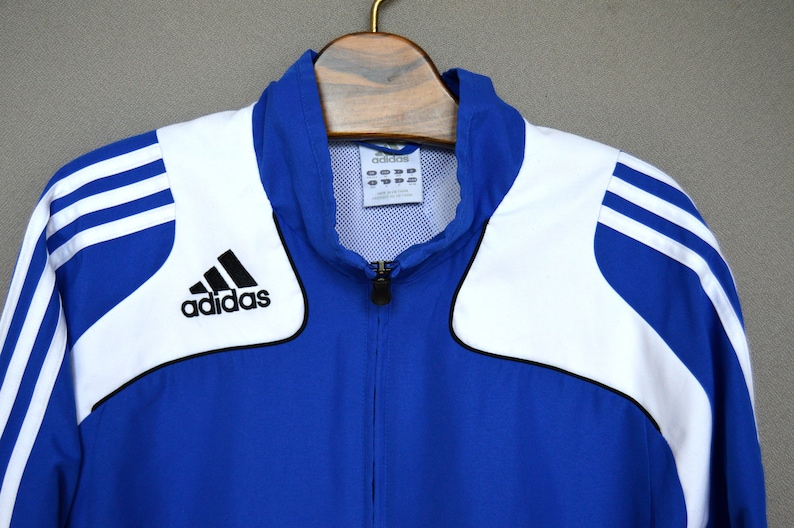 Adidas blau Sport Jacke Vintage Adidas Windbreaker Adidas Adidas blau Sport Jacke Vintage Adidas Windbreaker Adidas