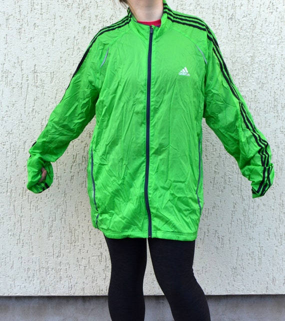 light green adidas jacket