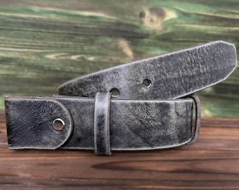 Leather Belt Without Buckle, Replacement Strap, Belt no Buckle, Wide Leather Belt 1 to 2 inches or 2.5cm to 5 cm, Mens Belt, Custom Belt