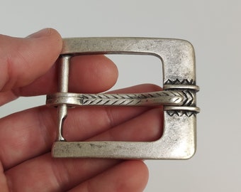 Buckle 1 3/8" 35mm 3,5cm, Belt Silver Buckle, Center Bar Buckle for Men Belt, Cast Buckle, Buckles Women, Belt Buckles