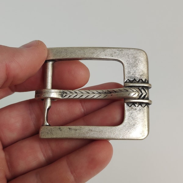 Buckle 1 3/8" 35mm 3,5cm, Belt Silver Buckle, Center Bar Buckle for Men Belt, Cast Buckle, Buckles Women, Belt Buckles