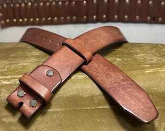 Personalized Leather Belt Without Buckle Replacement Strip Strap Wide 1 to 2 inches or 2,5cm to 5 cm 1" 1 1/8" 1 3/8" 1 1/2" 1,5" 1 3/4" 2"
