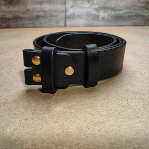 Personalized Leather Belt Without Buckle Replacement Strip Strap Wide 1 ...