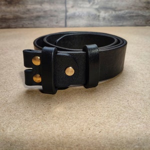 Personalized Leather Belt Without Buckle Replacement Strip Strap Wide 1 to 2 inches or 2,5cm to 5 cm 1&quot; 1 1/8&quot; 1 3/8&quot; 1 1/2&quot; 1,5&quot; 1 3/4&quot; 2&quot;