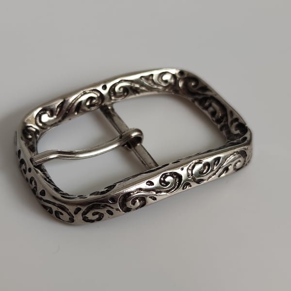 Buckle 1 1/8" 30mm 3cm, Belt Silver Buckle, Center Bar Buckle for Men Belt, Cast Buckle, Buckles Women, Belt Buckles