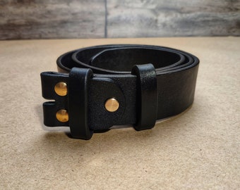 Personalized Leather Belt Without Buckle Replacement Strip Strap Wide 1 to 2 inches or 2,5cm to 5 cm 1&quot; 1 1/8&quot; 1 3/8&quot; 1 1/2&quot; 1,5&quot; 1 3/4&quot; 2&quot;