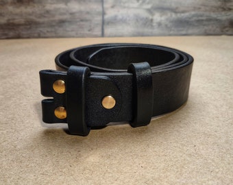 Personalized Leather Belt Without Buckle Replacement Strip Strap Wide 1 to 2 inches or 2,5cm to 5 cm 1" 1 1/8" 1 3/8" 1 1/2" 1,5" 1 3/4" 2"