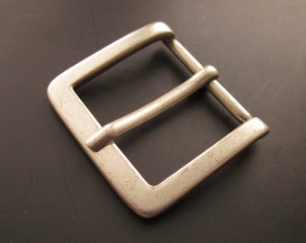 Buckle 1 1/2" 40мм 4cm Belt Silver Buckle Center Bar Buckle for Men Belt Cast buckleBuckles Women Belt Buckles Cast buckle