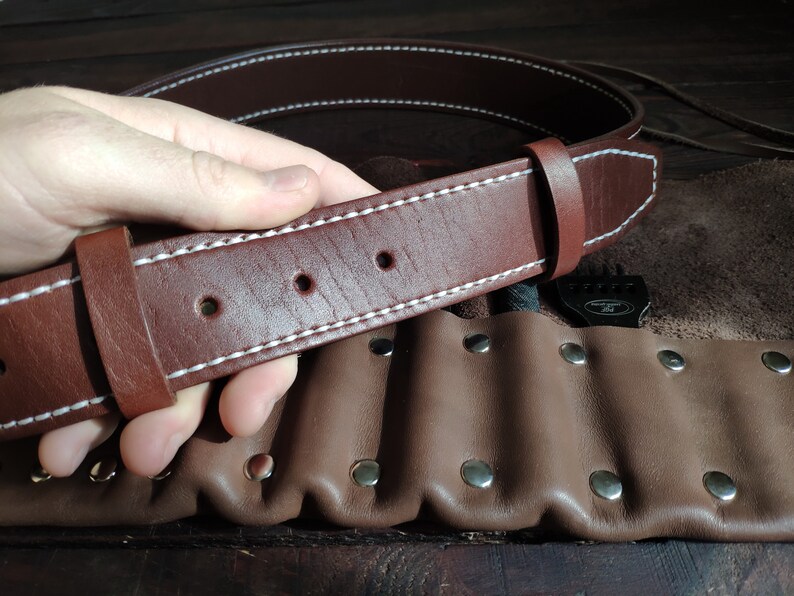 Personalized Leather Belt Without Buckle Replacement Strip Etsy