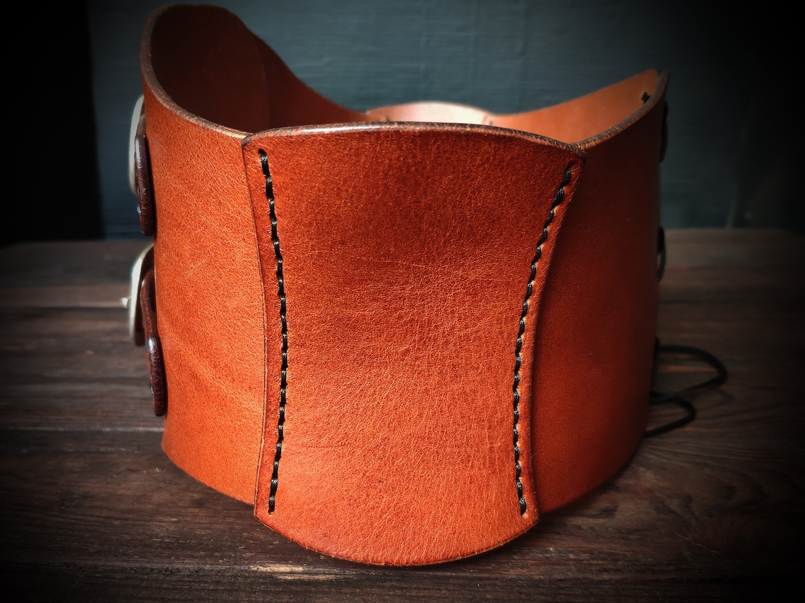 Leather Corset Belt Wide Waist Belt Womens Western Belt Rustic Etsy